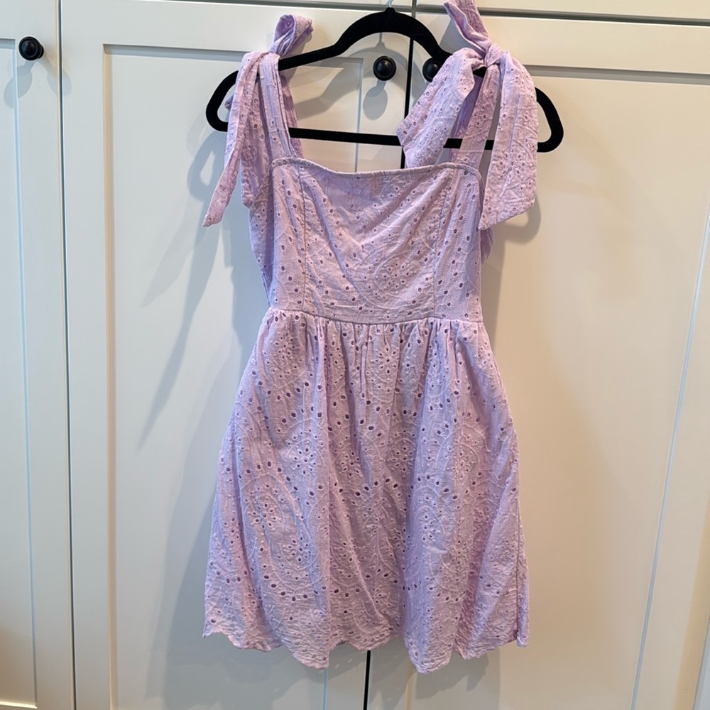 Lavender Eyelet Dress